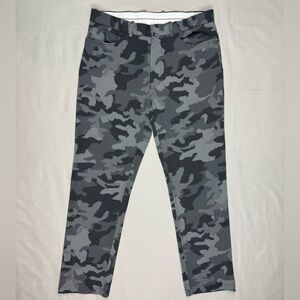 RLX Ralph Lauren Mens Camo Golf Pants 32 x 30 Grey Geometric Camouflage C7